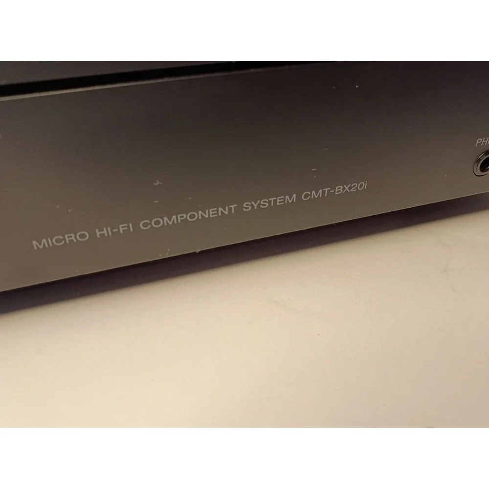 Sony Micro Hi-Fi Component HCD-BX20i Compact Disc Receiver AM/FM iPod Remote